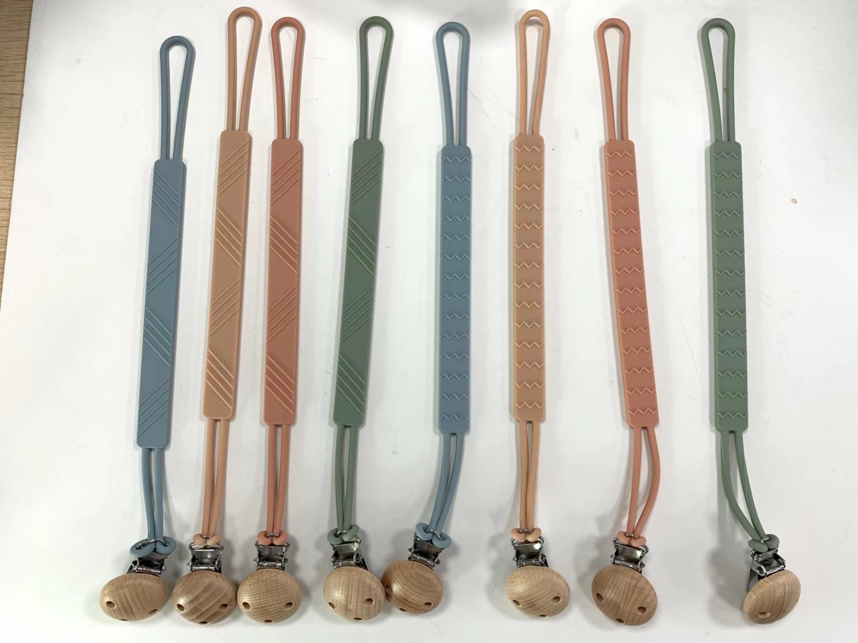 mais recente caso da empresa sobre Correias 100% dos carrinhos de criança de bebê do silicone do produto comestível para o trole de compra