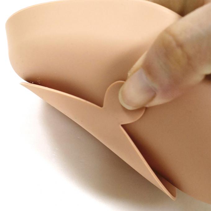 Placas de jantar criativas da sução do silicone do bebê da forma do coração de Heatresistant Manufacturer BPA da máquina de lavar louça