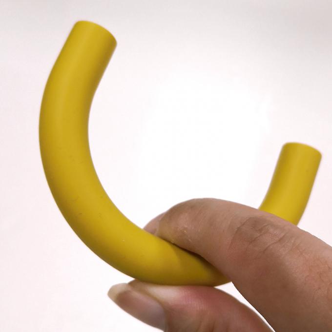 Bebê fraco macio livre por atacado do tubo do silicone U de BPA que mastiga saindo os dentes grânulos