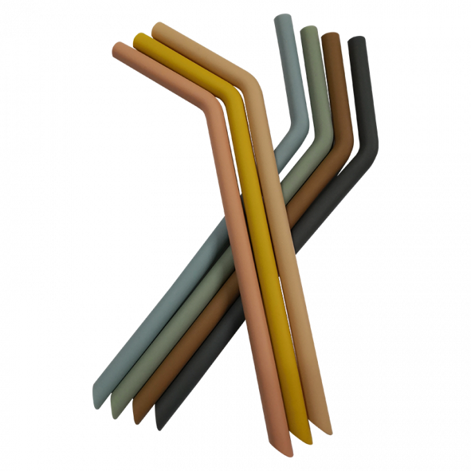 Bebê colorido de tensão novo do logotipo 2020 feitos sob encomenda que alimenta a palha bebendo do silicone de Eco