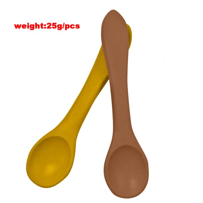 O silicone livre do cofre forte do alimento de Bpa caçoa o bebê que de alimentação do grupo da bacia da sução da colher o silicone dividiu a placa