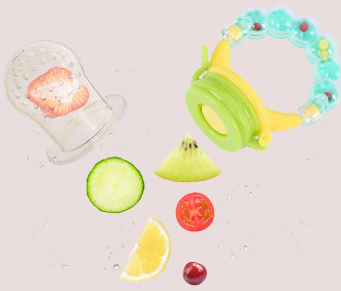 Alimentador livre por atacado do bebê do alimento do fruto fresco da chupeta do silicone de Bpa