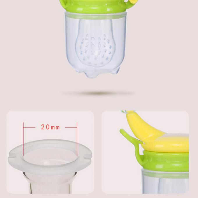 Alimentador livre por atacado do bebê do alimento do fruto fresco da chupeta do silicone de Bpa