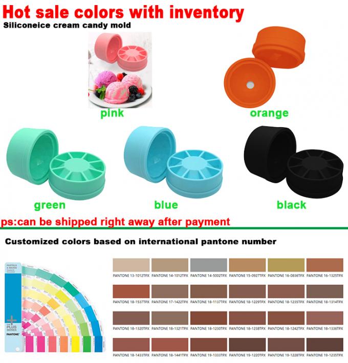 molde dado forma bola da bandeja do cubo de gelo do silicone da bandeja do cubo de gelo do diamante do silicone do produto comestível de 2 PCes