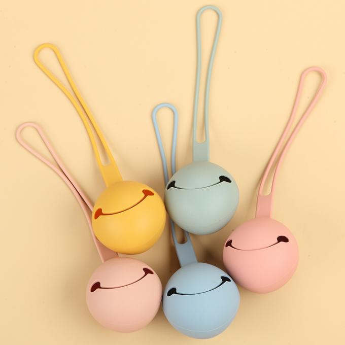 suporte feito sob encomenda por atacado da chupeta do silicone do bebê do produto comestível da cor 2021