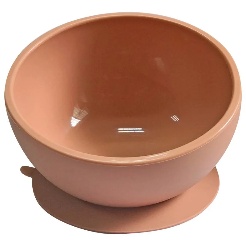 Bacia 100% de alimentação do bebê dos utensílios de mesa do silicone do produto comestível com sução