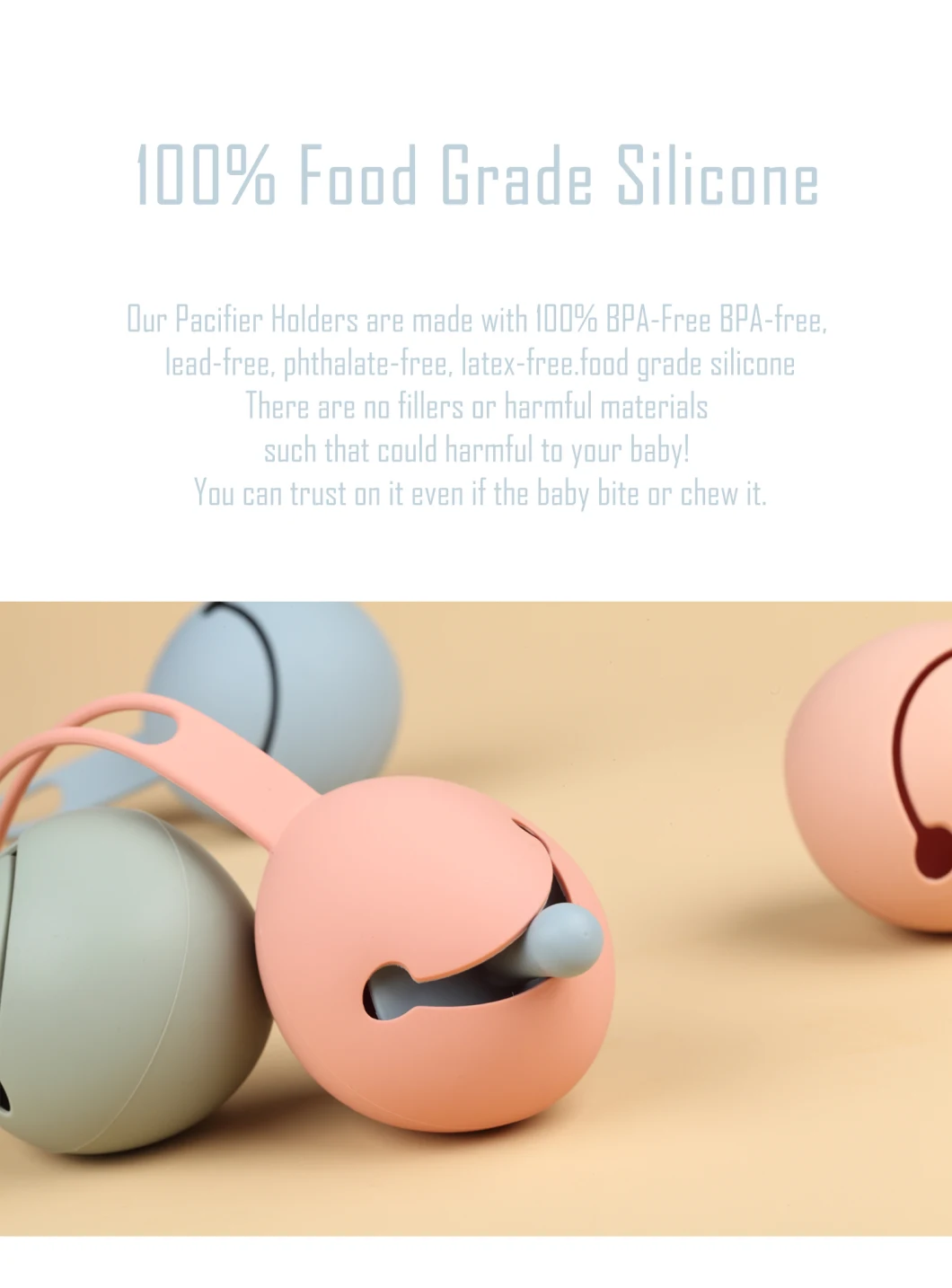 Caixa 100% Smiley-enfrentada do manequim do silicone do produto comestível com correia