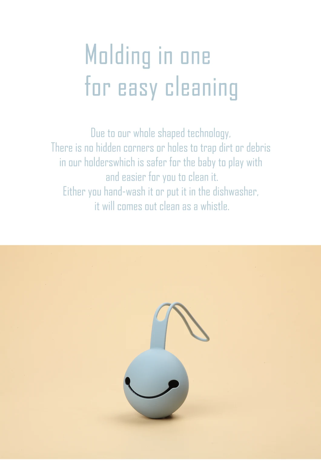 Caixa 100% Smiley-enfrentada do manequim do silicone do produto comestível com correia