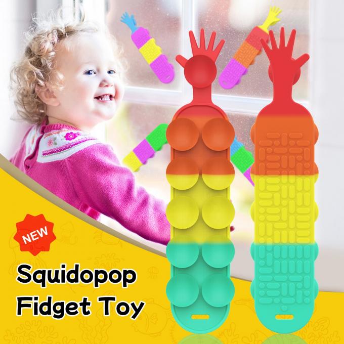 A venda quente Squidopops remexe-se brinquedos da sução para aliviar o esforço