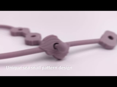 Grampo ajustável da corrente da chupeta dos produtos do silicone do bebê do manequim sair os dentes