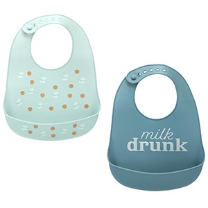 Durable Degradable Solid Baby Feeding Silicone Apron Safe In Sterilizer
