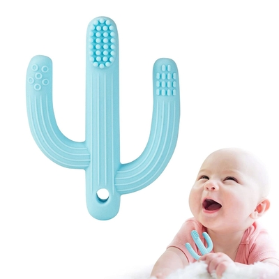 Adorable Dust Proof Baby Silicone Teether Toy For Sensory Exploration
