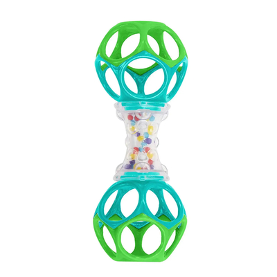 Bright Colored Easy To Clean Oball Shaker Rattle Toy For New Born