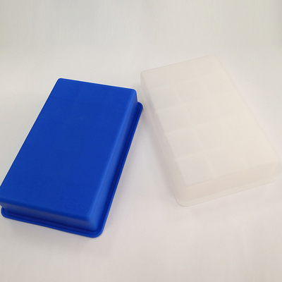 8 Cavities Silicone Ice Cube Moulds Square Whiskey Ice Cube Tray FDA ODM