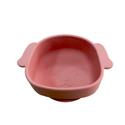 FDA Eco Friendly Weaning Silicone Baby Feeding Bowls With Suction Bottom
