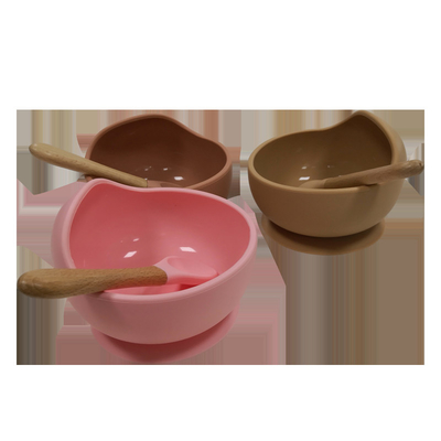 Portable Custom Toddler Suction Feeding Bowl Baby Suction Bowl Set 8cm Height
