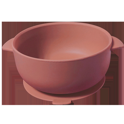 Multi Colored BPA Free Kids Silicone Bowl Microwave Safe 400ml With Sucker