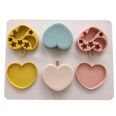 Multi Shaped Silicone Ice Cream Moulds DIY BPA Free Unicorn Cake Mould With Lid
