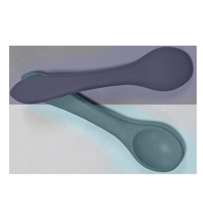 BPA Free Silicone Baby Cutlery Spoon 25g soft tip weaning spoons For Feeding